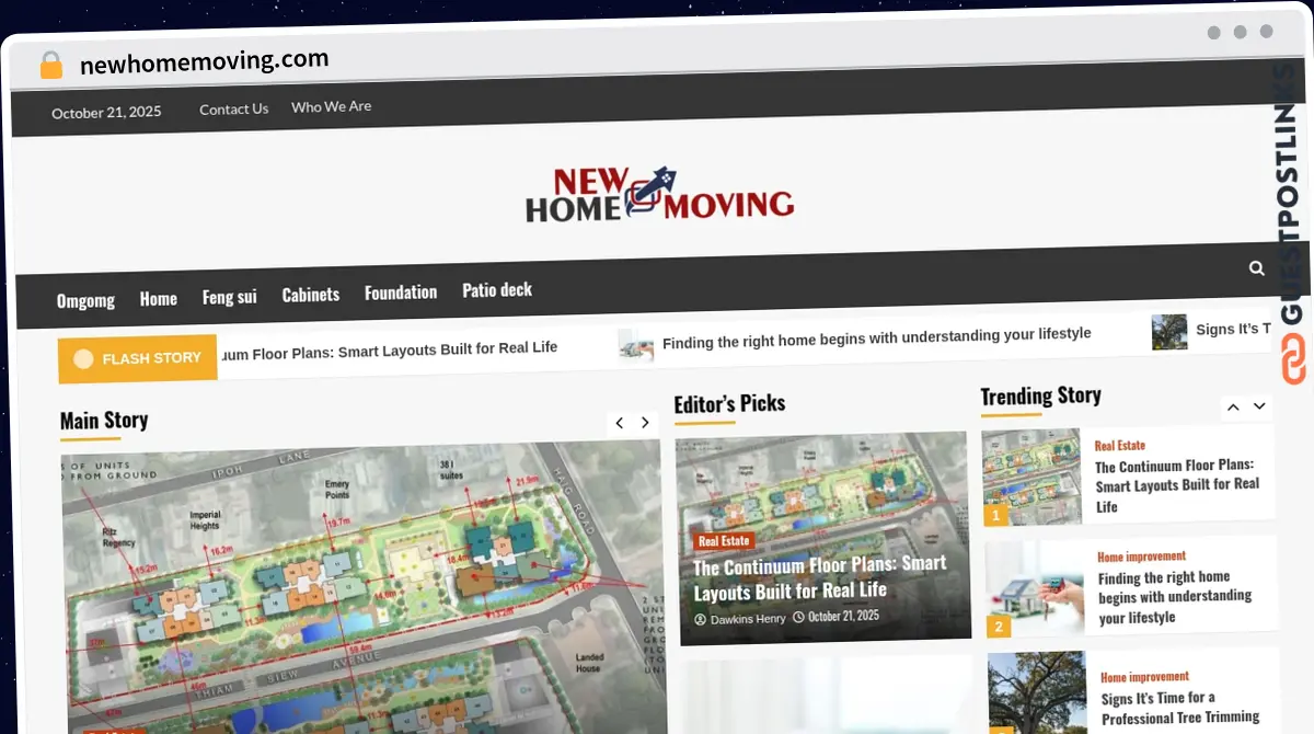 Publish Guest Post on newhomemoving.com
