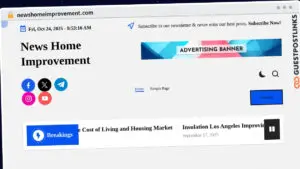Publish Guest Post on newshomeimprovement.com