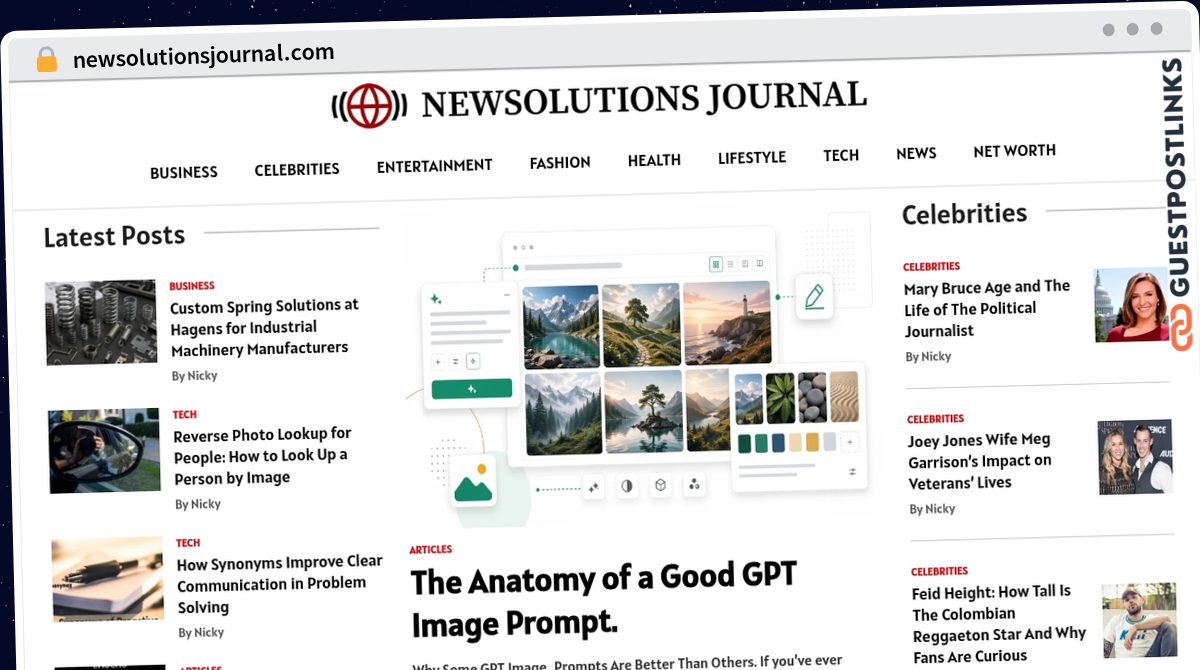 Publish Guest Post on newsolutionsjournal.com