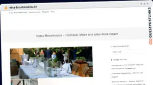 Publish Guest Post on nina-brautmoden.de