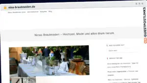 Publish Guest Post on nina-brautmoden.de