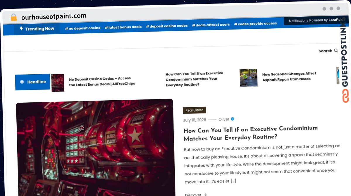 Publish Guest Post on ourhouseofpaint.com