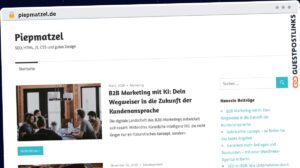 Publish Guest Post on piepmatzel.de