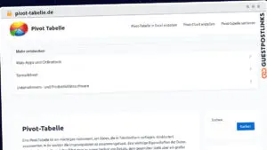 Publish Guest Post on pivot-tabelle.de
