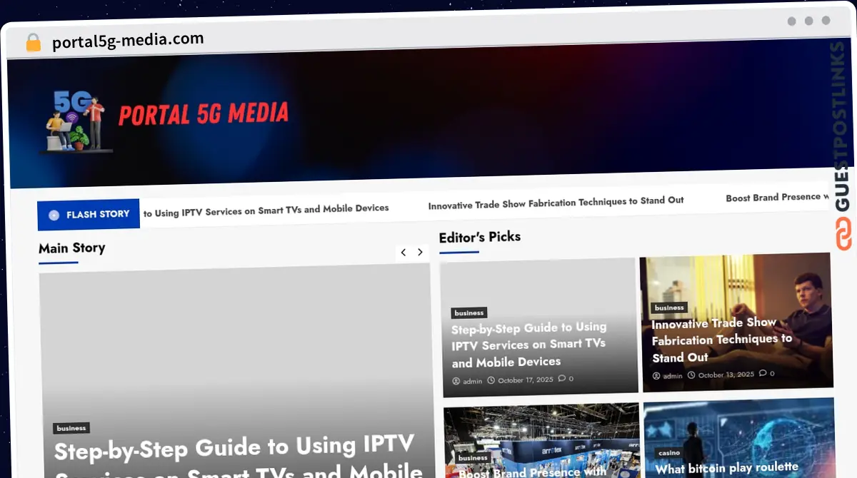 Publish Guest Post on portal5g-media.com