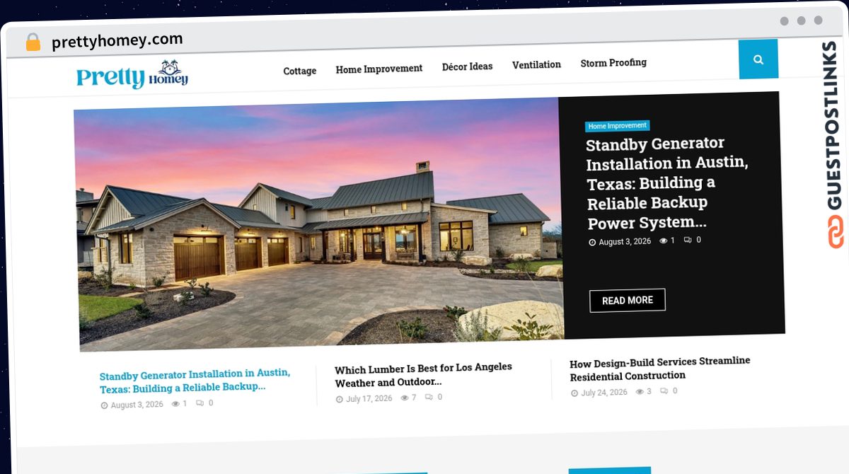 Publish Guest Post on prettyhomey.com