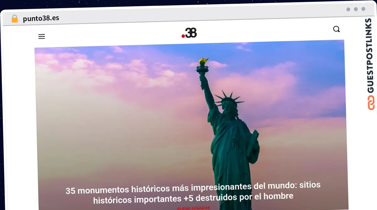 Publish Guest Post on punto38.es