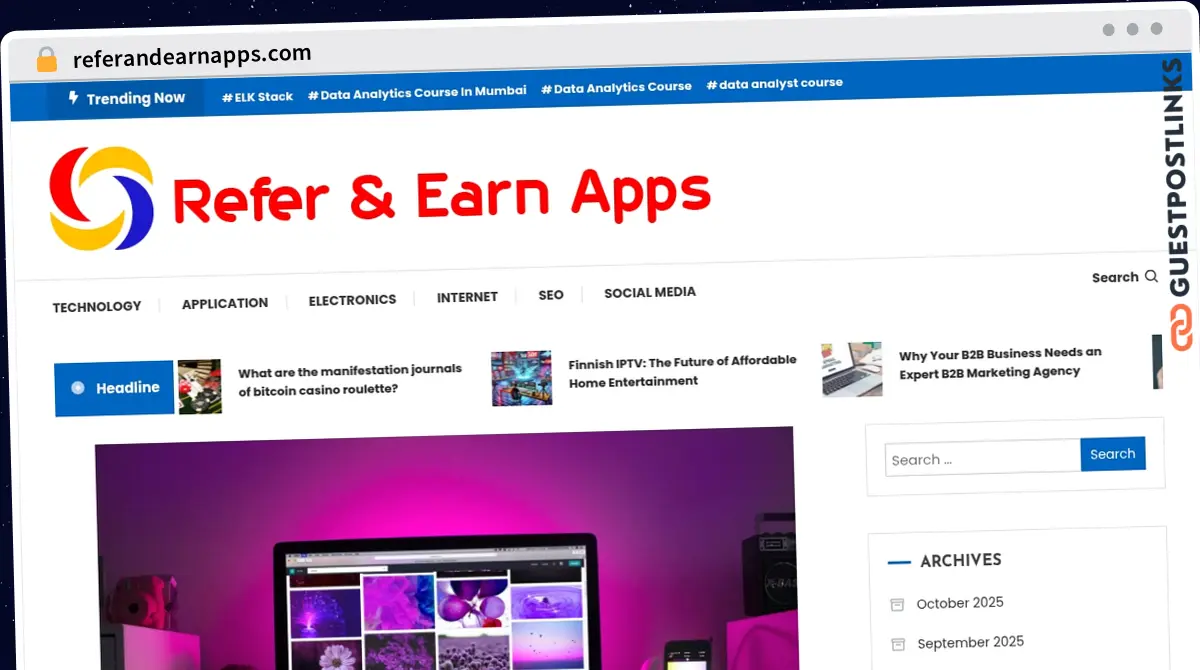 Publish Guest Post on referandearnapps.com