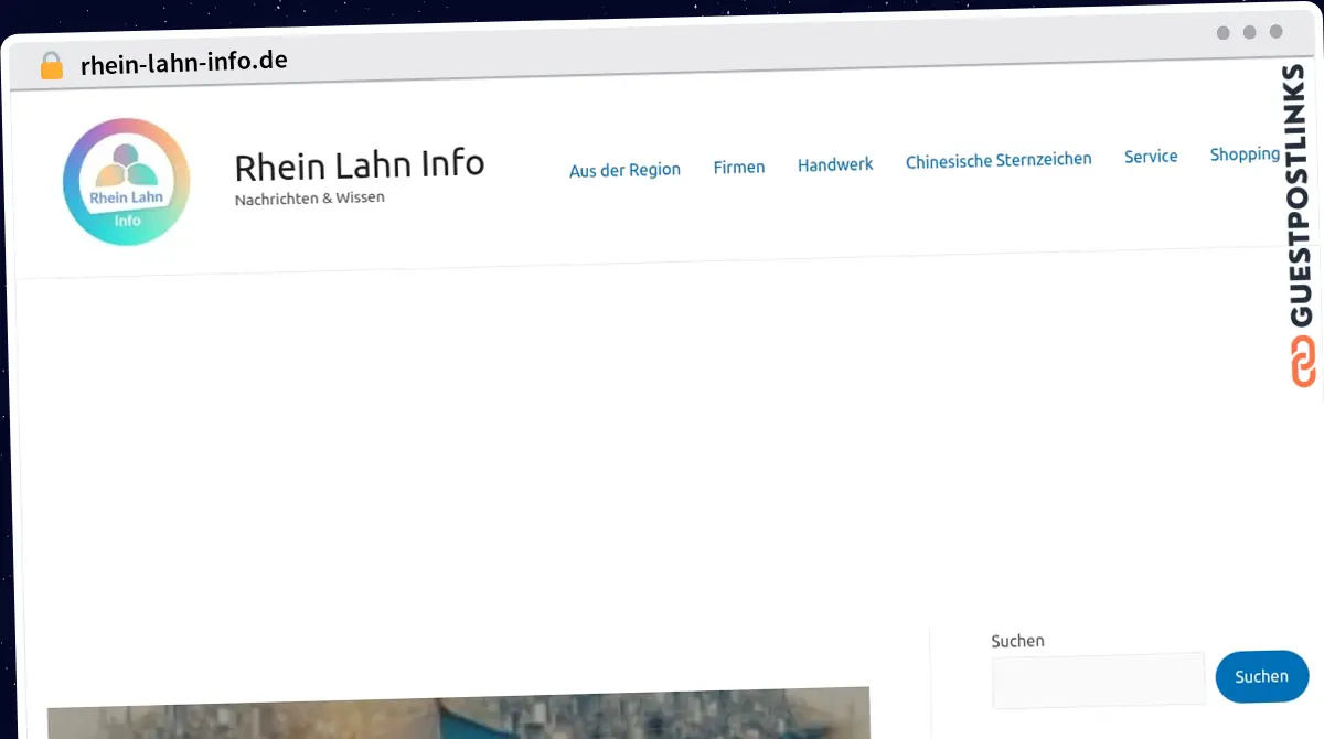 Publish Guest Post on rhein-lahn-info.de