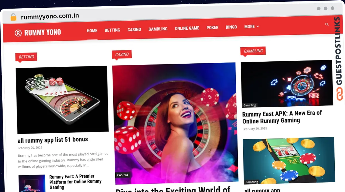 Publish Guest Post on rummyyono.com.in