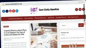 Publish Guest Post on savecostahawkins.org
