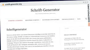 Publish Guest Post on schrift-generator.org