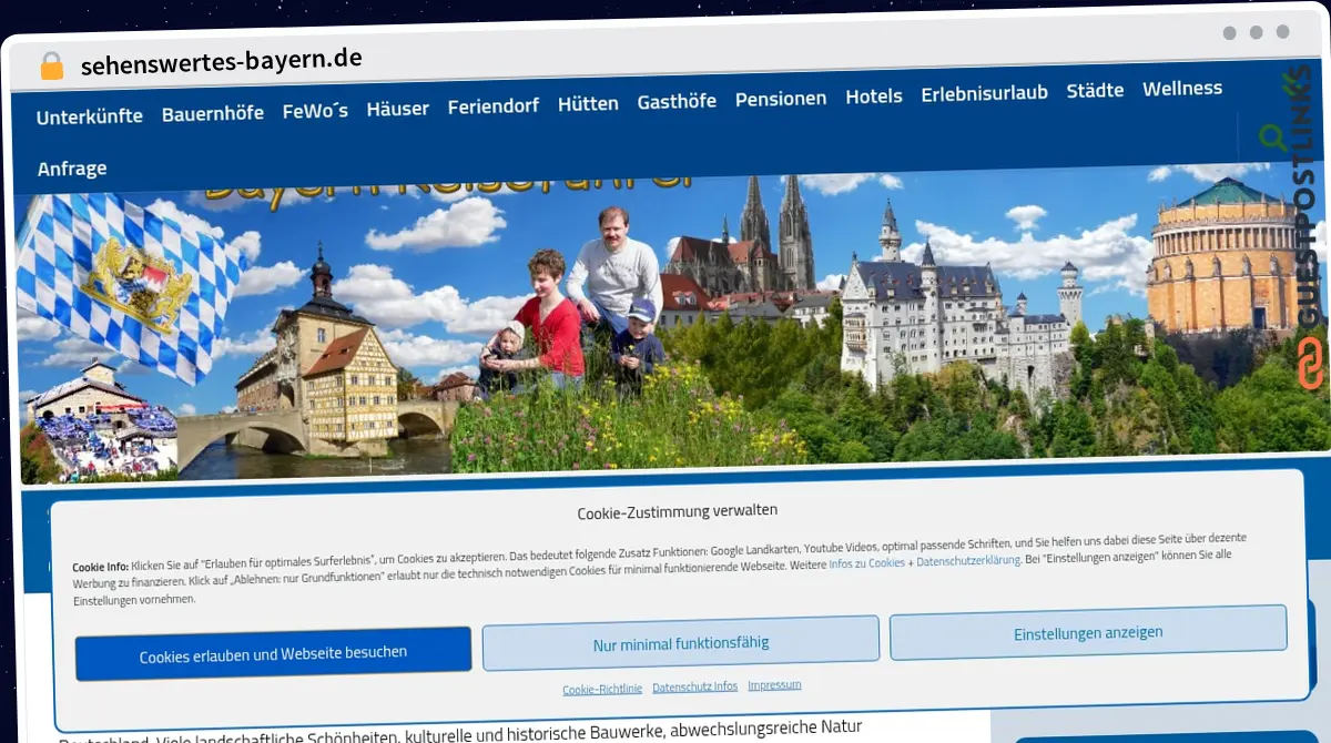 Publish Guest Post on sehenswertes-bayern.de