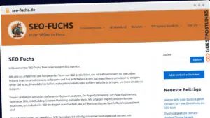 Publish Guest Post on seo-fuchs.de