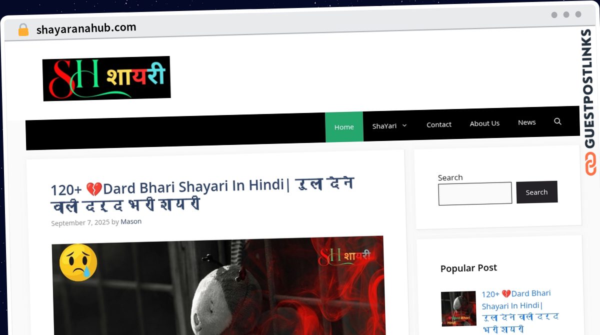 Publish Guest Post on shayaranahub.com