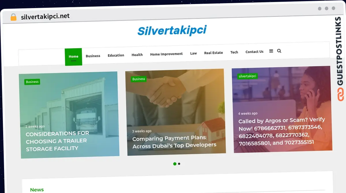 Publish Guest Post on silvertakipci.net