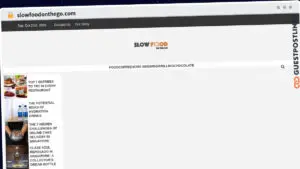 Publish Guest Post on slowfoodonthego.com