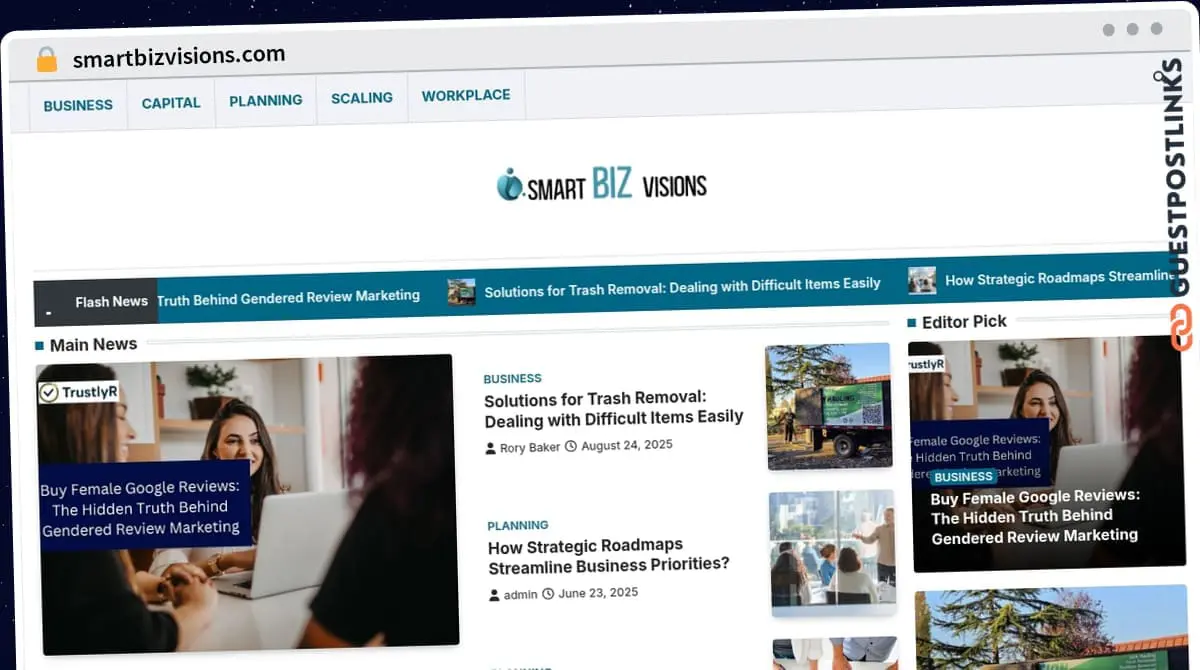 Publish Guest Post on smartbizvisions.com