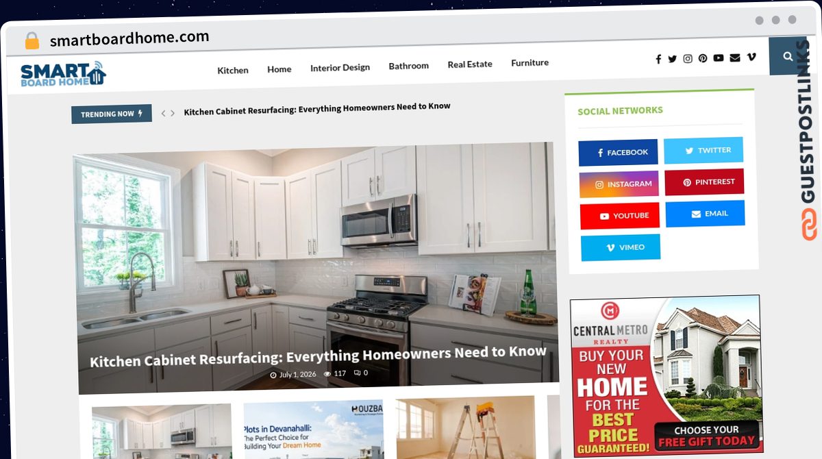 Publish Guest Post on smartboardhome.com