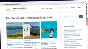 Publish Guest Post on solarenergie-info.de