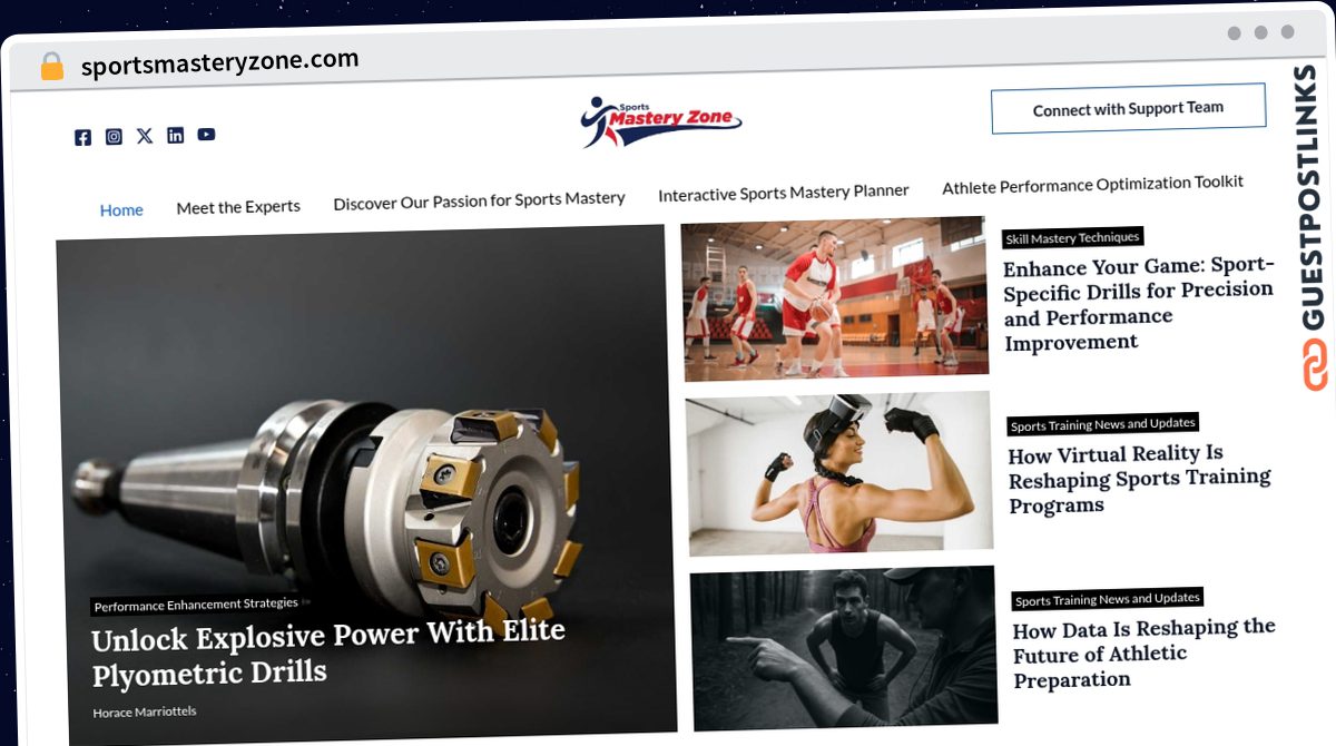 Publish Guest Post on sportsmasteryzone.com