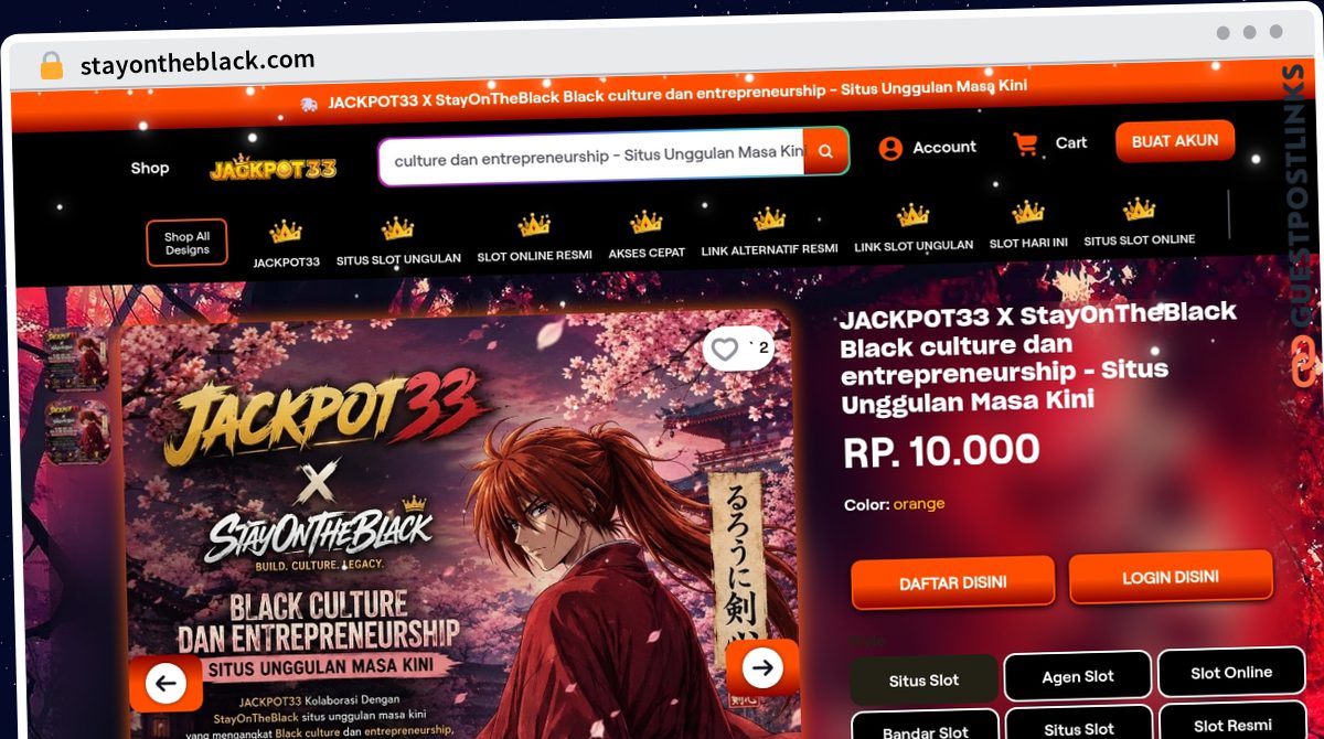 Publish Guest Post on stayontheblack.com