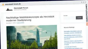 Publish Guest Post on sternstadt-forum.de