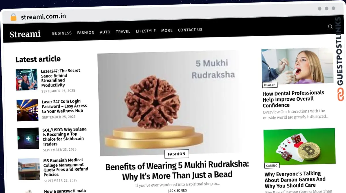 Publish Guest Post on streami.com.in