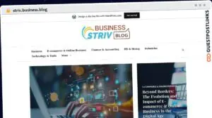 Publish Guest Post on striv.business.blog