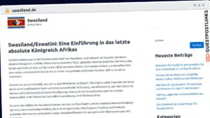 Publish Guest Post on swasiland.de