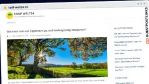 Publish Guest Post on tarif-welt24.de