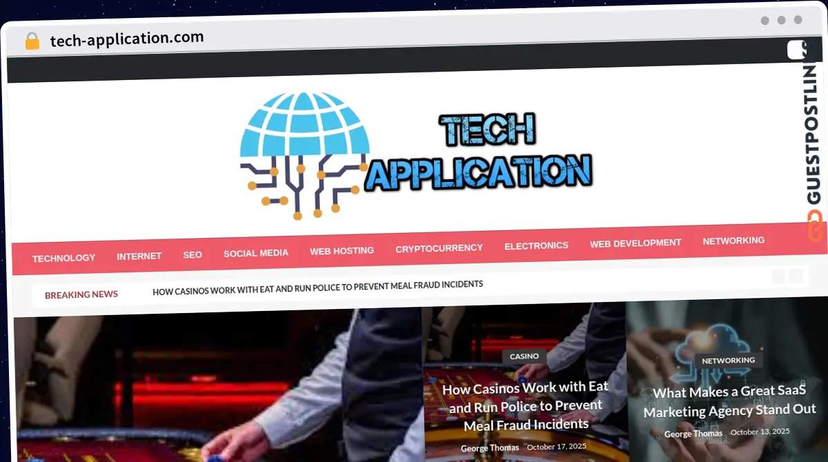 Publish Guest Post on tech-application.com