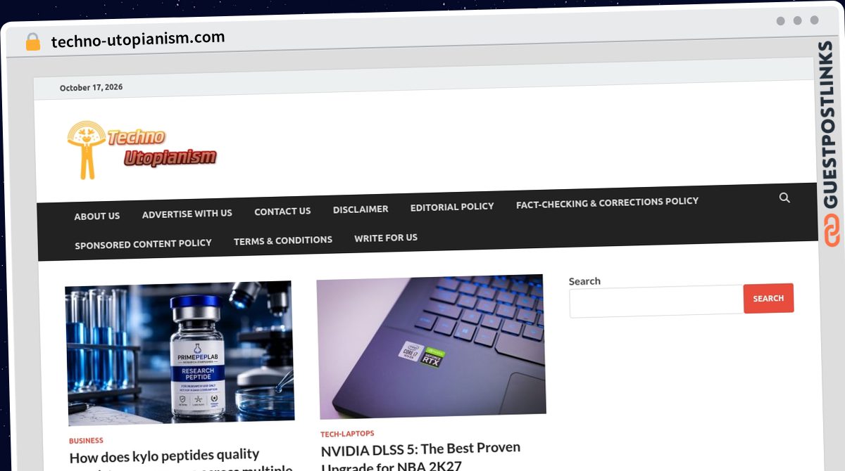 Publish Guest Post on techno-utopianism.com