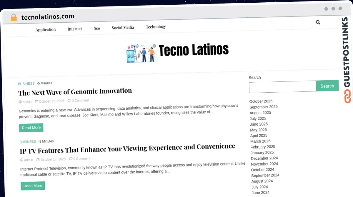 Publish Guest Post on tecnolatinos.com