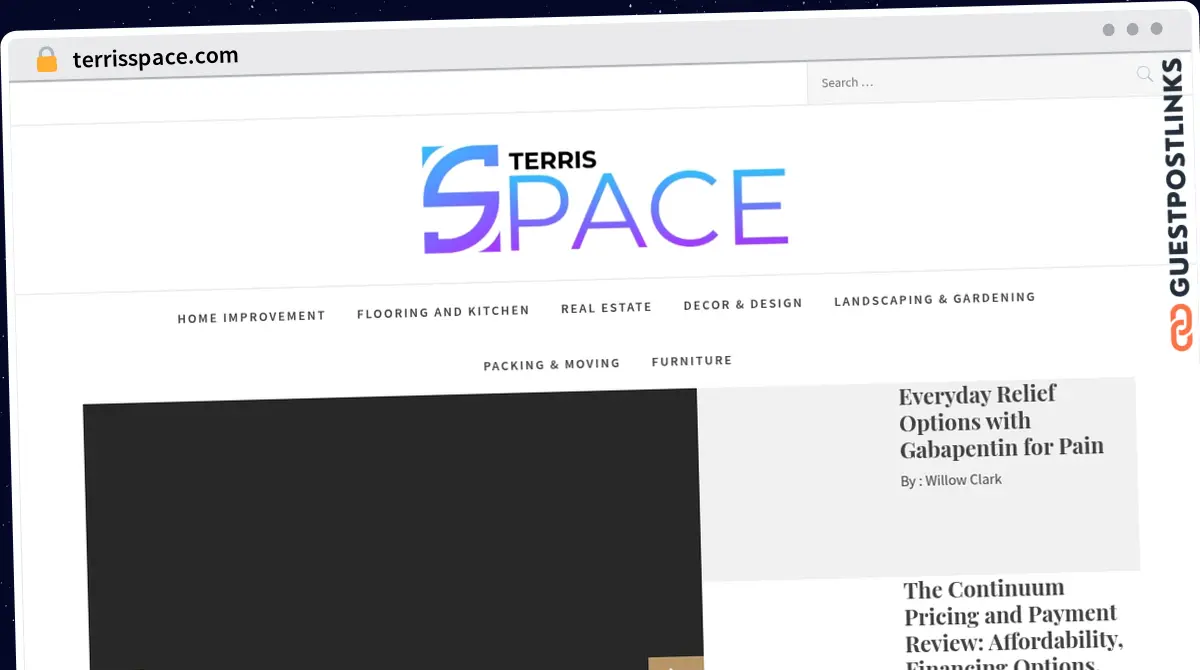 Publish Guest Post on terrisspace.com