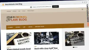 Publish Guest Post on thecriminals.law.blog