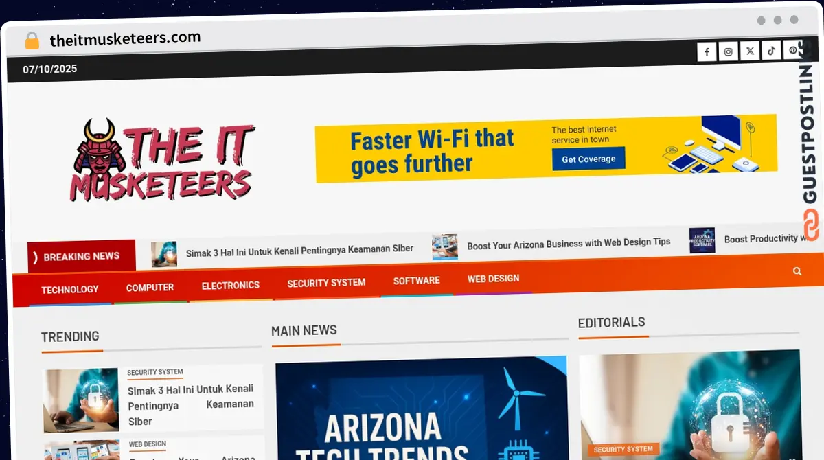 Publish Guest Post on theitmusketeers.com