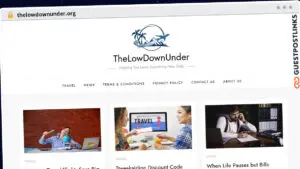 Publish Guest Post on thelowdownunder.org
