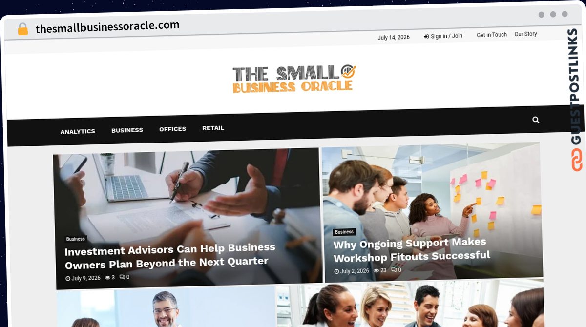 Publish Guest Post on thesmallbusinessoracle.com
