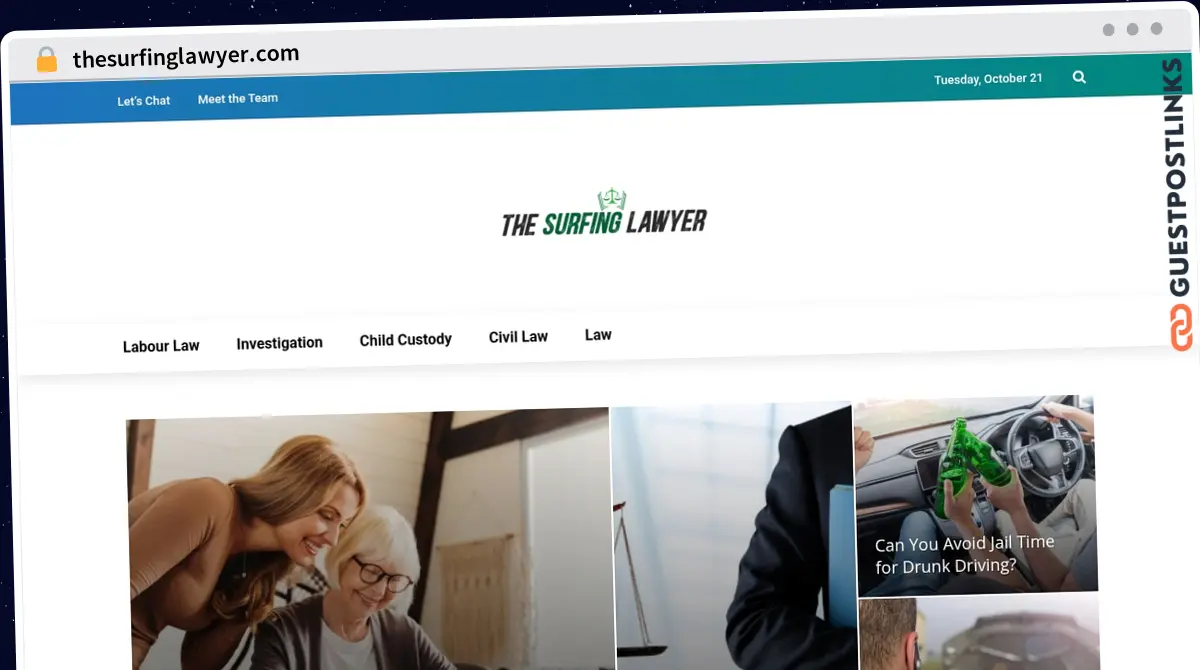 Publish Guest Post on thesurfinglawyer.com