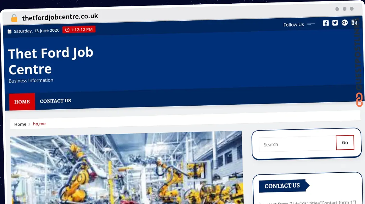 Publish Guest Post on thetfordjobcentre.co.uk