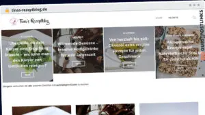 Publish Guest Post on tinas-rezeptblog.de