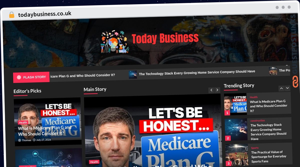 Publish Guest Post on todaybusiness.co.uk