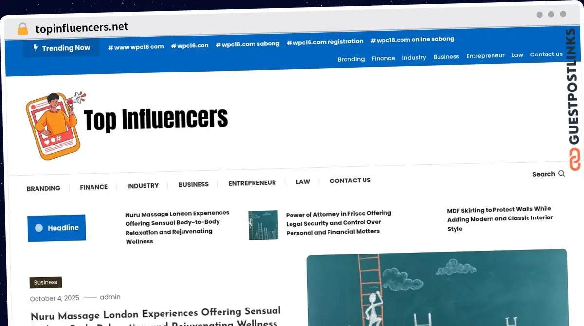 Publish Guest Post on topinfluencers.net