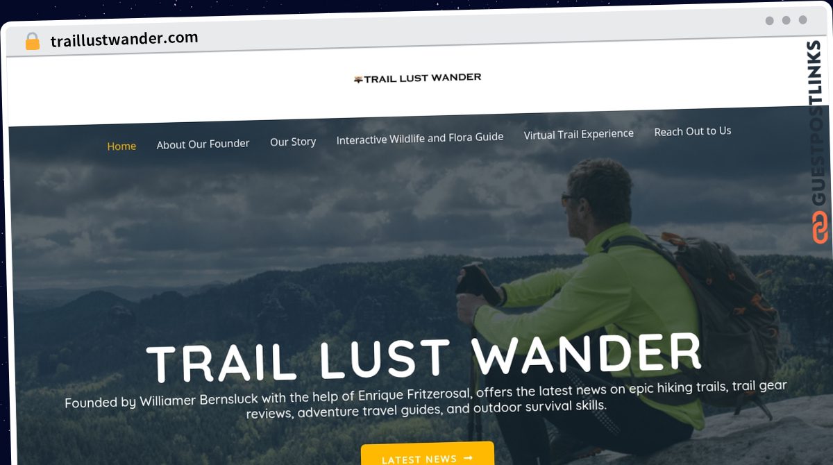 Publish Guest Post on traillustwander.com