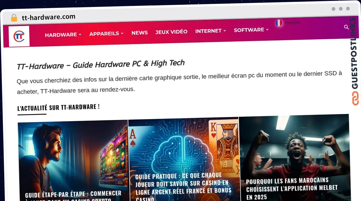Publish Guest Post on tt-hardware.com