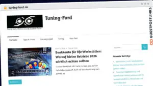 Publish Guest Post on tuning-ford.de