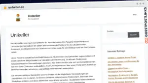 Publish Guest Post on unikeller.de