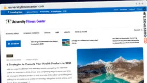 Publish Guest Post on universityfitnesscenter.com