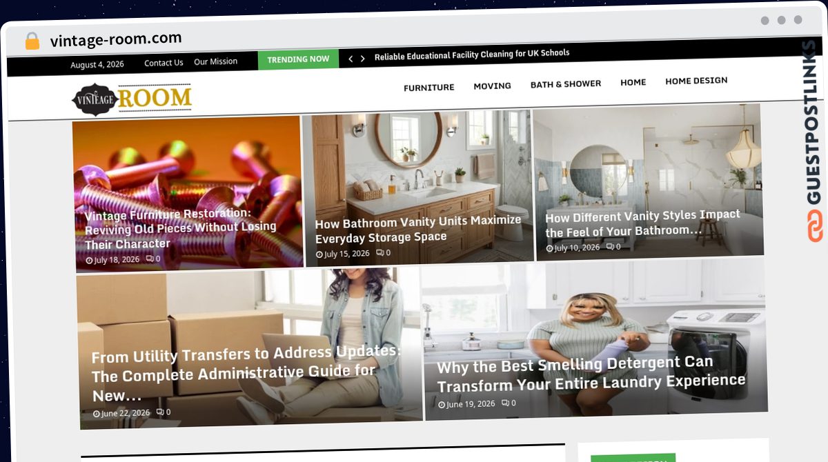 Publish Guest Post on vintage-room.com